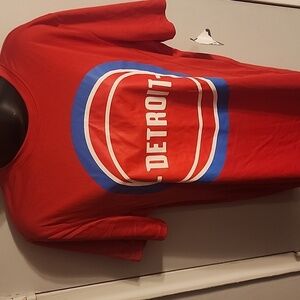 Detroit Pistons shirt.